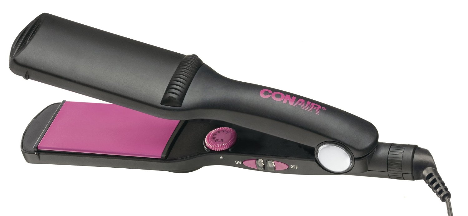 Conair NEW 2" Dual Voltage Ceramic Flat Iron 110v 220v USE WORLDWIDE