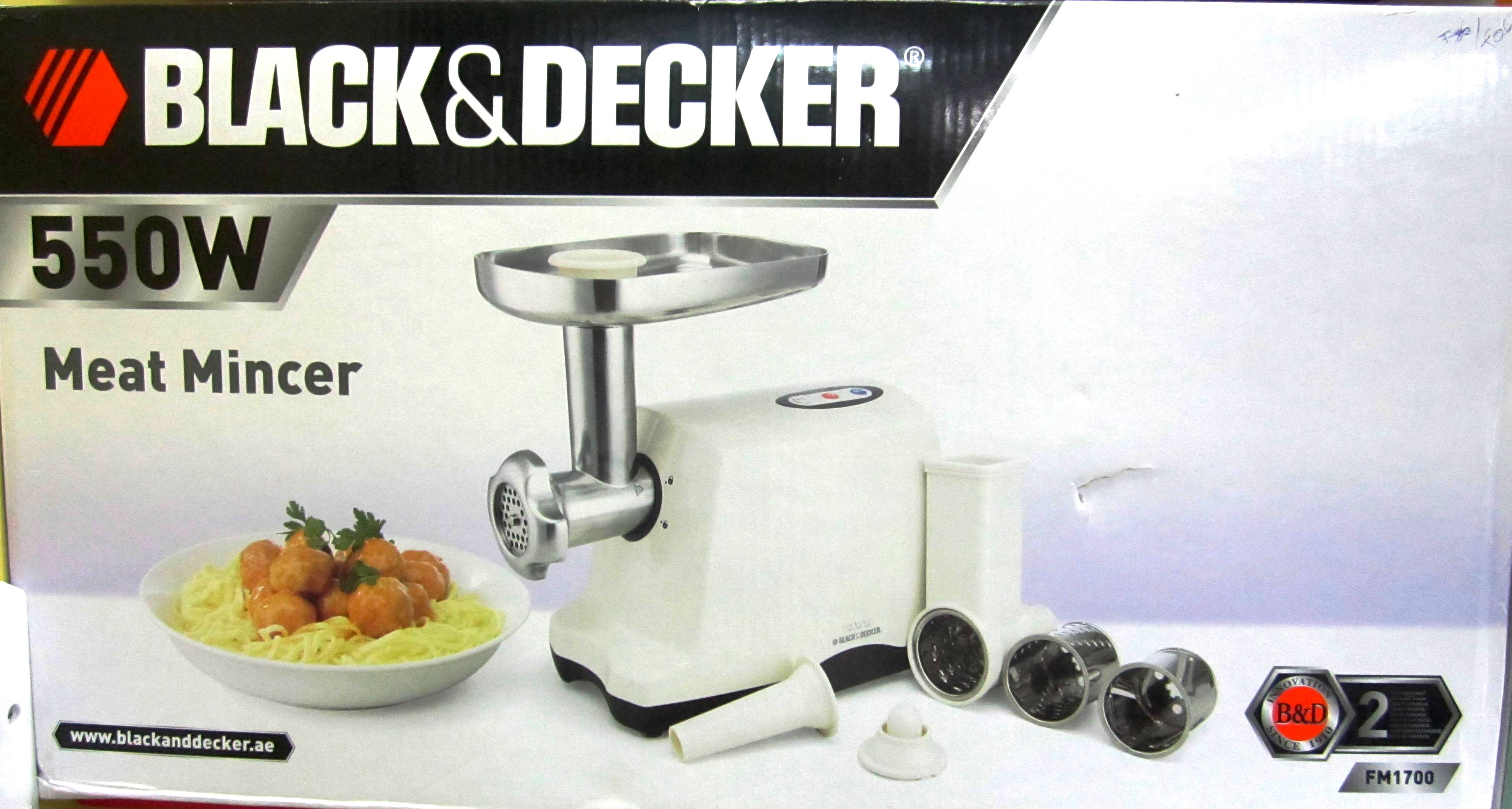 Black And Decker FM1700 220 Volt Meat Grinder