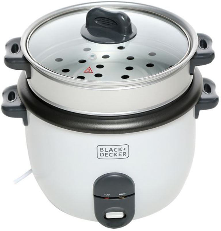Black & Decker RC4500 220 Volts (Not for USA - European Cord) Rice Cooker,  4.5 Liter, White