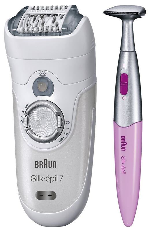 Braun SE 7681 Silk-Epil Wet and Dry Epilator (Silver) Braun