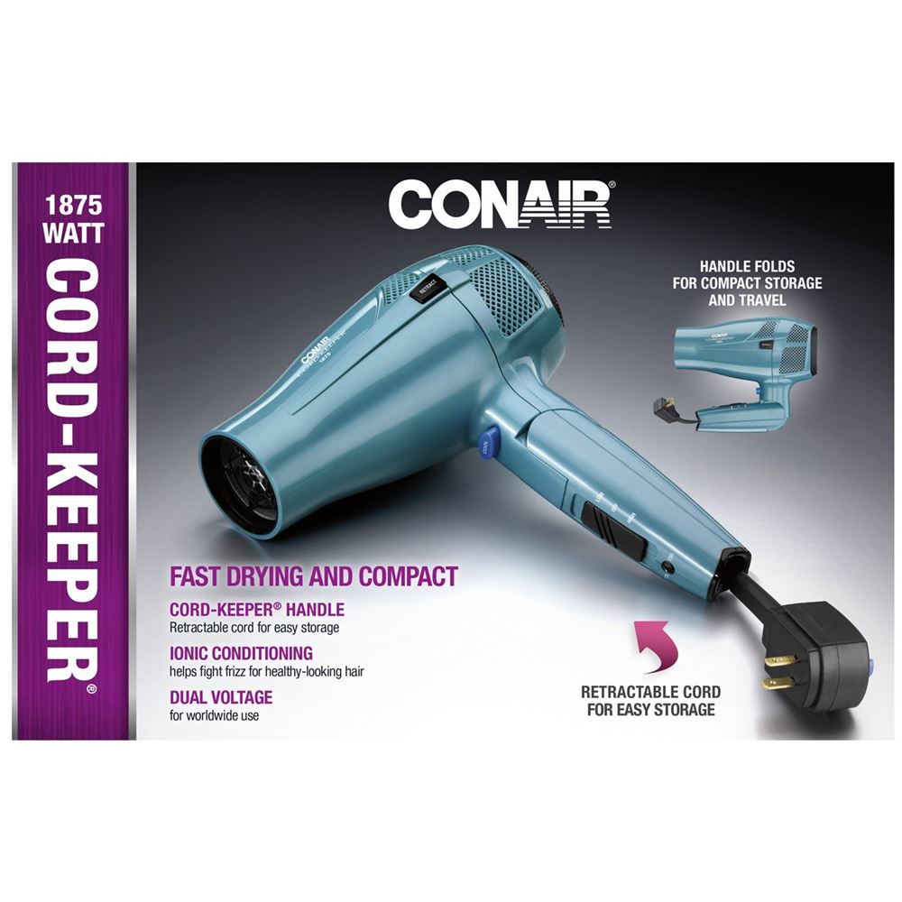 conair travel hair dryer dual voltage
