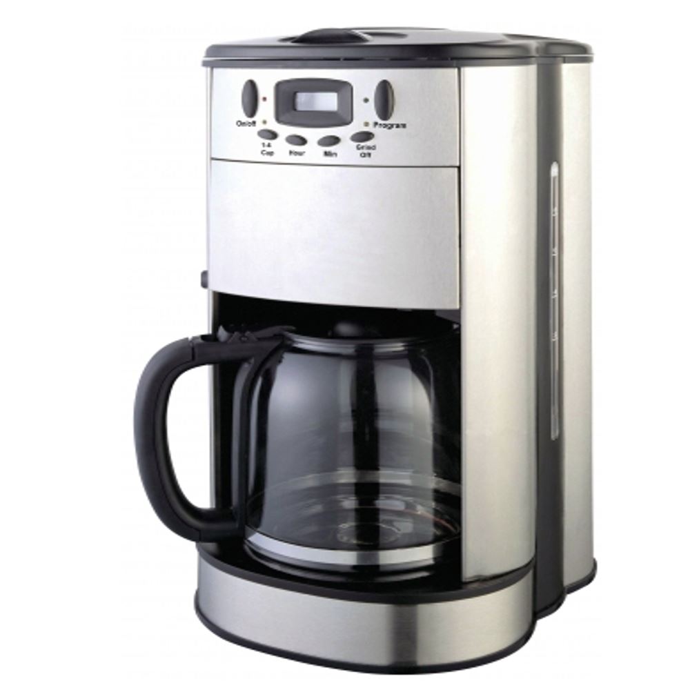 coffee pot with built in grinder