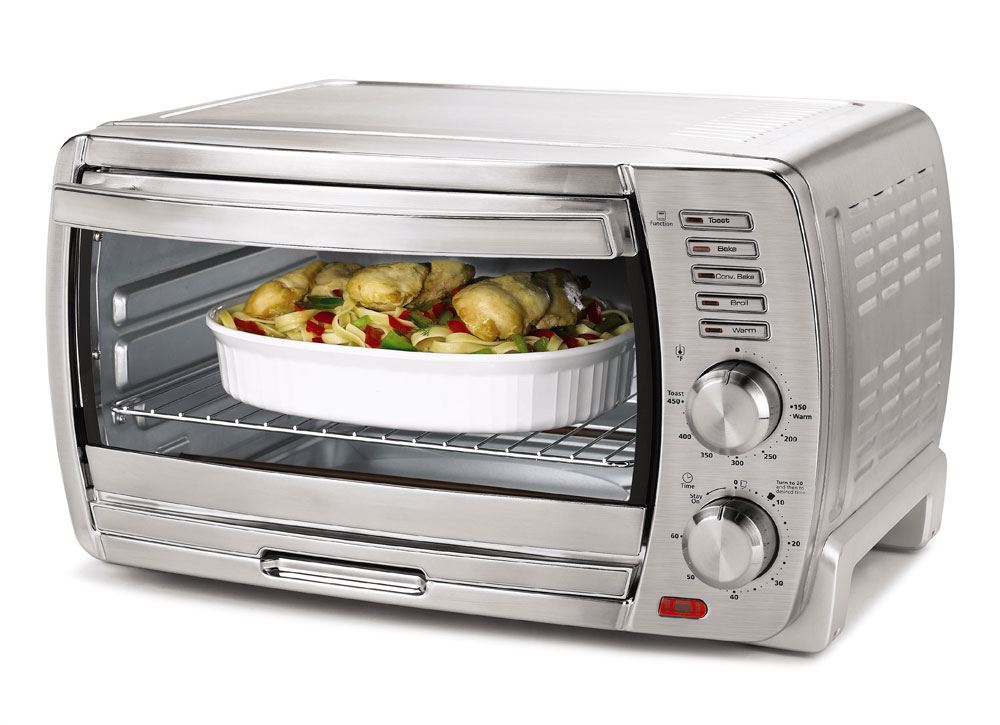 Oster Large Digital Countertop Oven Brushed Stainless Steel