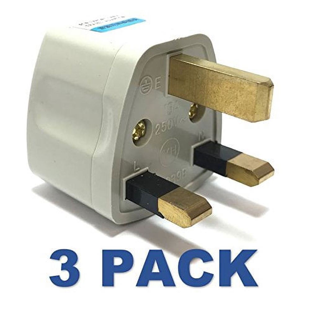 3PK Switzerland Travel Adapter Plug Type J Swiss Electrical Outlet 3 Prong