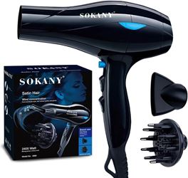 Sokany 5988 220 Volt 50Hz 2400W Professional Hair Dryer