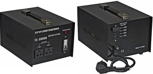 Simran AC-3000W Power Outlet Converter 110V-220v Up Down Transformer 3000  Watt W