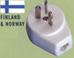 Finnish Phone Jack Outlet Adapter - Convert Finland's Phone Outlet to USA Style- show original title