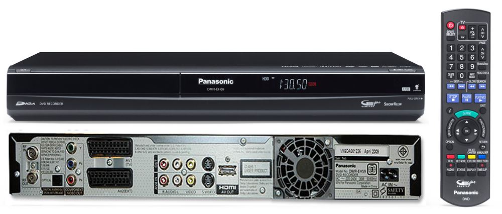 Ondraaglijk corruptie Vlekkeloos Panasonic DMR-EH69 320GB Hard Drive DVD Recorder PAL NTSC SYSTEM